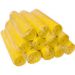 Worki na śmieci 240L żółte LDPE 90x140 cm (10szt)